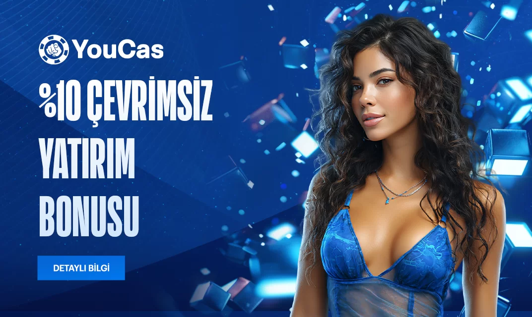 YouCas çevrimsiz yatırım bonusu görseli