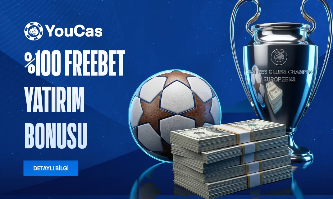 YouCas Gol Keyfinde free bet bonus görseli