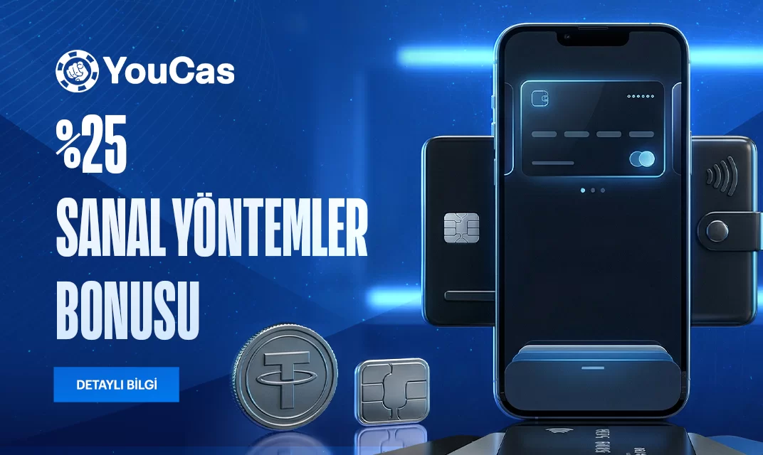 YouCas sanal ödeme yöntemleri bonusu görseli
